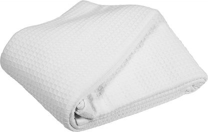 Waffle Weave Blanket Twin 60X90 Inch- White,Cotton Blanket,Twin Blanket,White Blanket,Throw Blanket,Life Confort Blanket,Soft Blanket,All Season Cotton Blanket,Breathable Blanket,Summer Throw Blanket