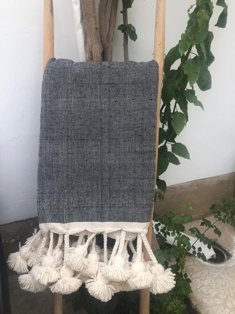 Moroccan Blanket and Throw Cotton Blanket Bohemian Blanket Berber Blanket Hand Woven Handmade Blanket Bedspread Bed Cover,Bedding