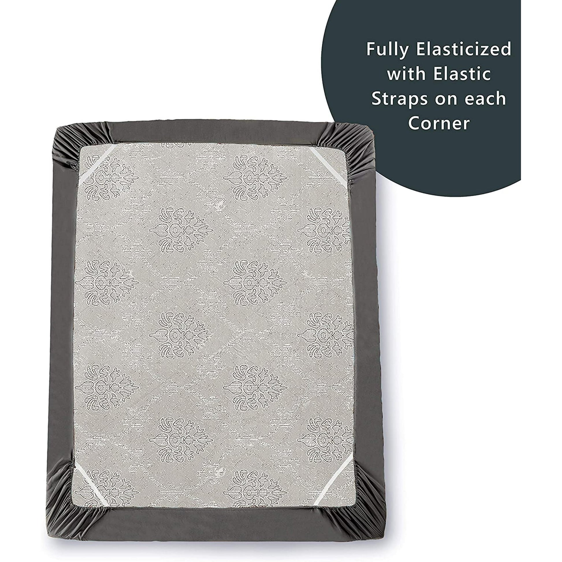 1500 Thread Count 18 Inc Deep Pocket 1-Piece Fitted Sheet, Twin/Twin XL Size, Grey