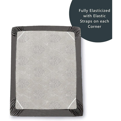 1500 Thread Count 18 Inc Deep Pocket 1-Piece Fitted Sheet, Twin/Twin XL Size, Grey