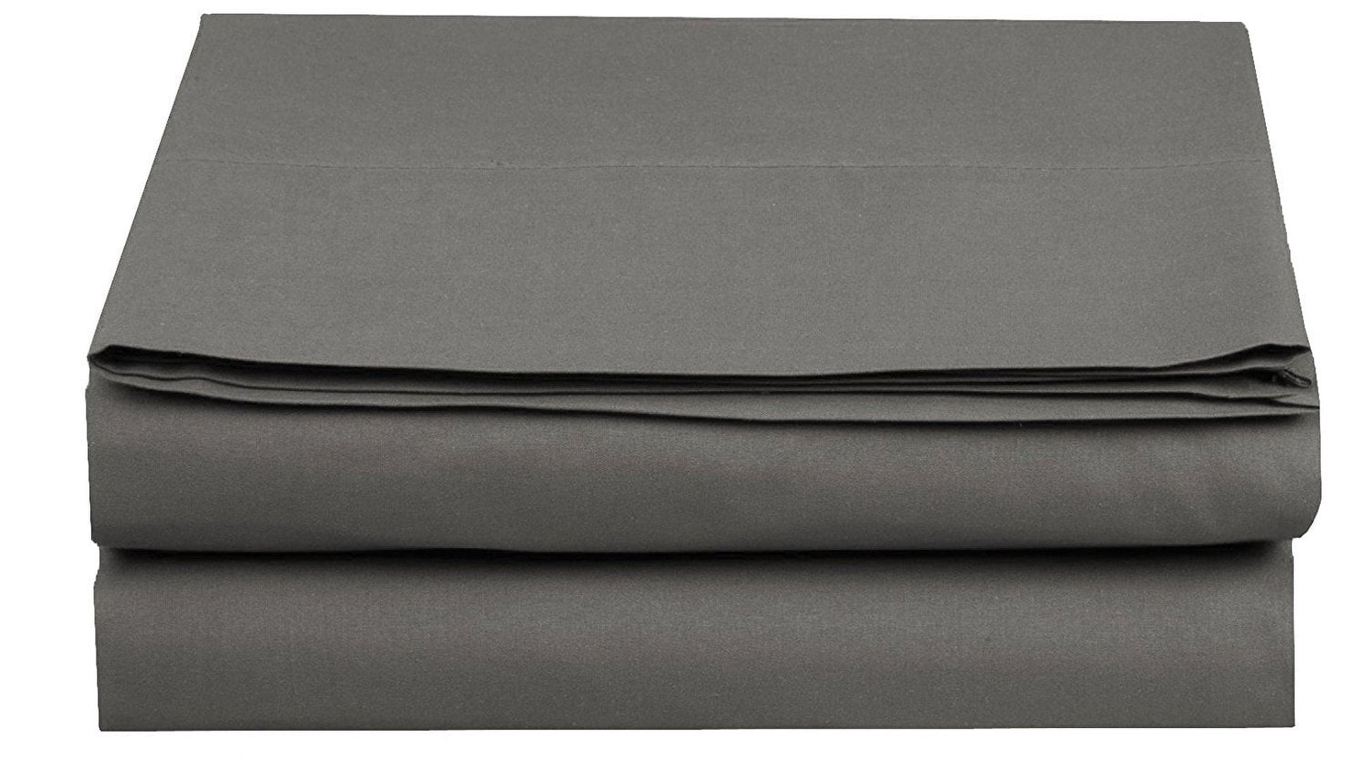 1500 Thread Count 18 Inc Deep Pocket 1-Piece Fitted Sheet, Twin/Twin XL Size, Grey