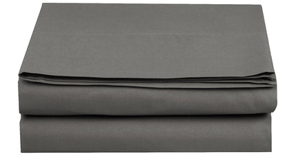 1500 Thread Count 18 Inc Deep Pocket 1-Piece Fitted Sheet, Twin/Twin XL Size, Grey