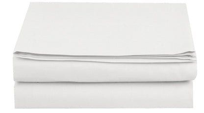 1500 Thread Count 18 Inc Deep Pocket 1-Piece Fitted Sheet, Full Size, White