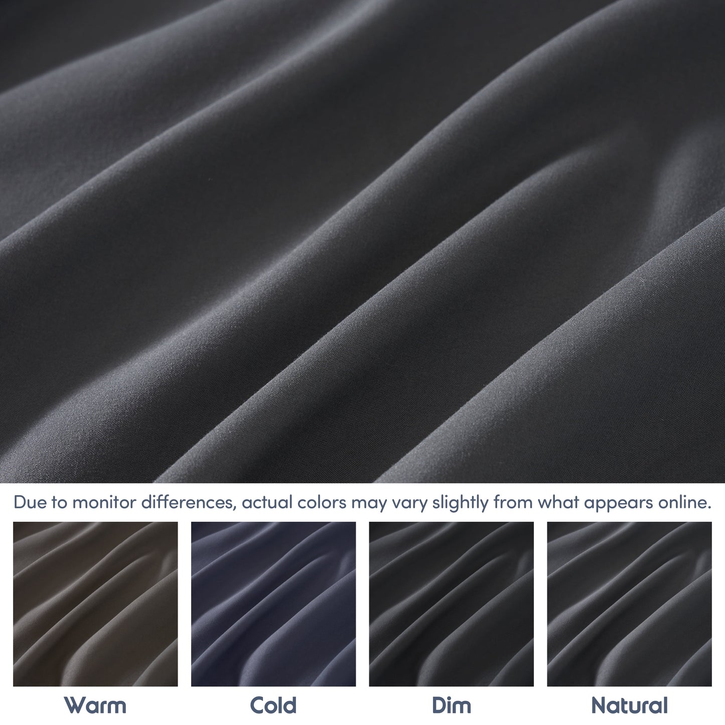 Extra Deep Pocket Queen Fitted Sheet Only, Fits 18" to 24" Mattress, Soft Microfiber Fitted Bed Sheet, Charcoal Gray